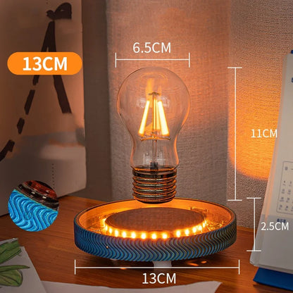 Magnetic Levitating Saturn Moon Lamp - Rotating Table Lamp for Creative Office and Home Décor, Unique Gift Idea