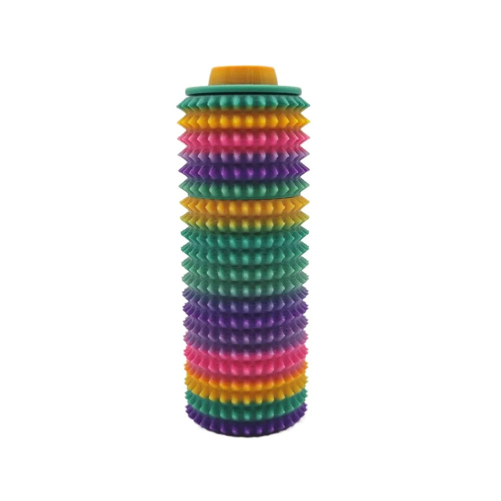 Rotatable Mini Grip Stress Relief Toys with Spiky Sensory Features - Portable Massage Gifts for Adults