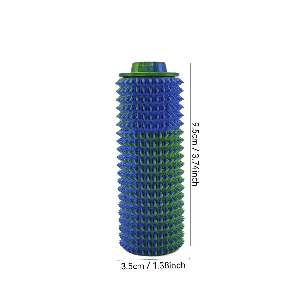 Rotatable Mini Grip Stress Relief Toys with Spiky Sensory Features - Portable Massage Gifts for Adults