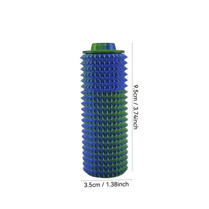 Rotatable Mini Grip Stress Relief Toys with Spiky Sensory Features - Portable Massage Gifts for Adults