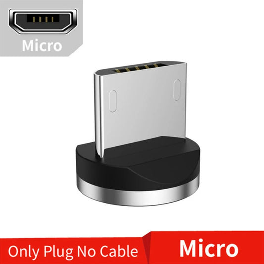 LED Magnetic USB Cable 2.4A Fast Charging Type C Cable Magnet Charger Data Charge Micro USB Cable Mobile Phone Cable USB Cord