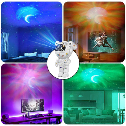 Astronaut-Themed Star and Galaxy Projection Light